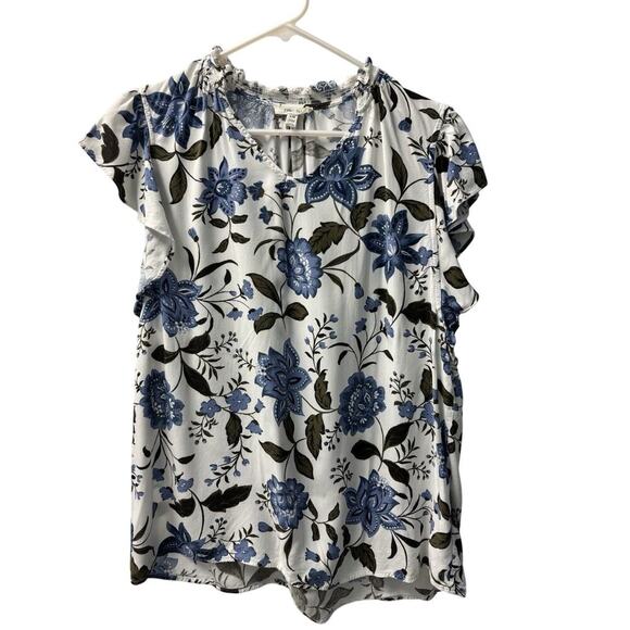 Como Blu Women’s Top White, Blue, Army green buisness casual Size large - Picture 1 of 5